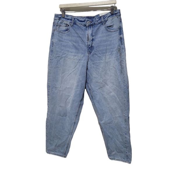 American Eagle Outfitters Denim - American Eagle Outfitters High Rise Relaxed Mom Jeans Campus Brights 14 Regular